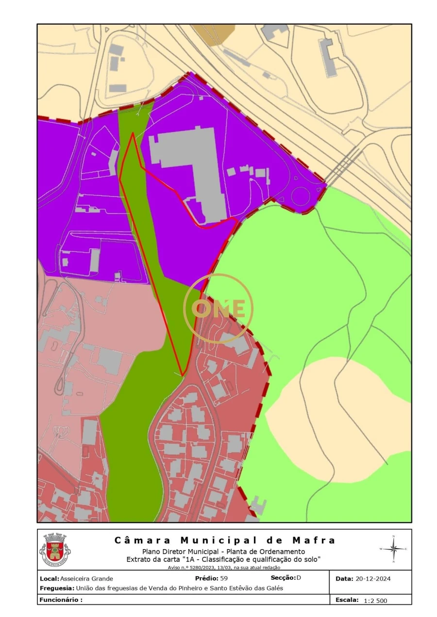 Terreno para Venda em Venda do Pinheiro e Santo Estêvão das Galés Foto 1