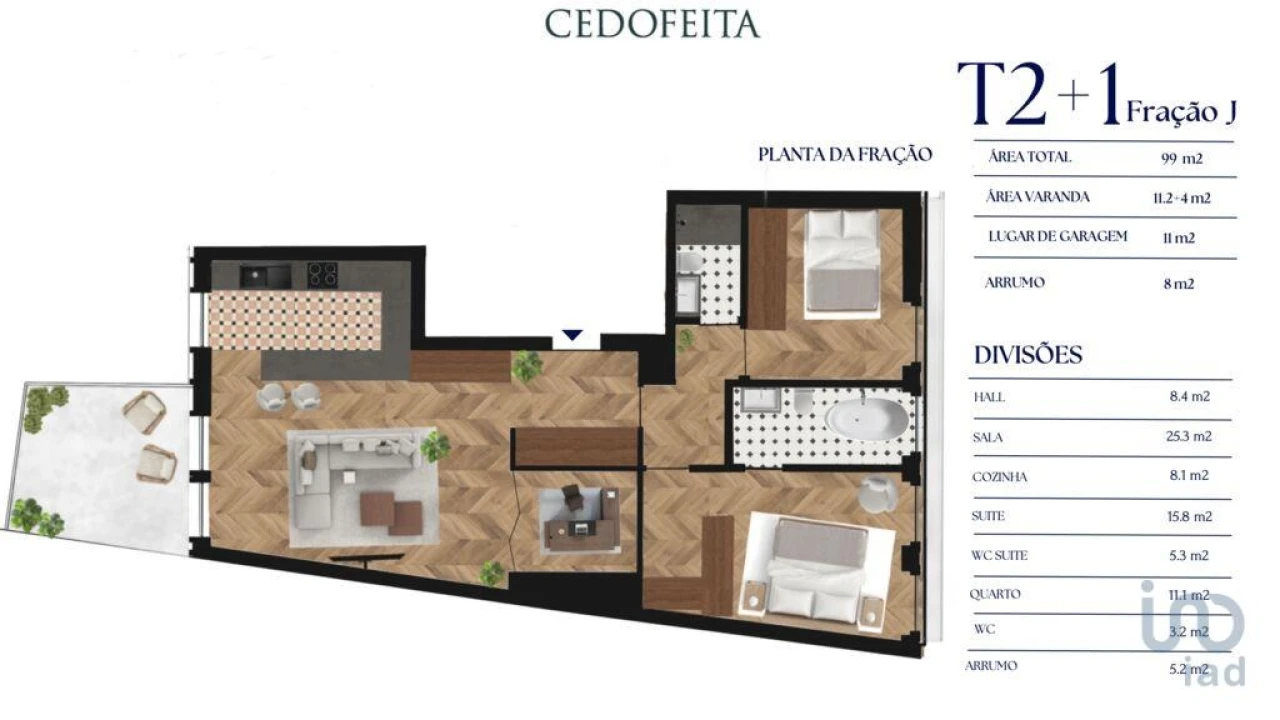 Apartamento T2 para Venda em Cedofeita, Santo Ildefonso, Sé, Miragaia, São Nicolau e Vitória Foto 7