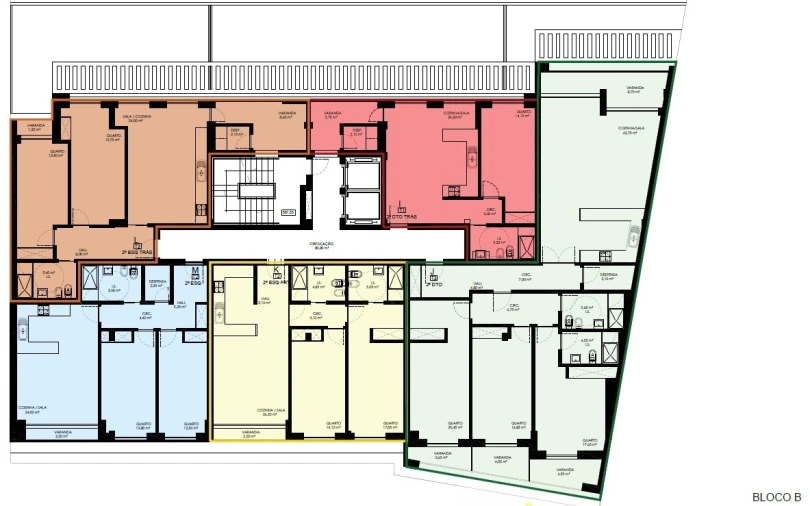 Apartamento T2 para Venda em Covilhã e Canhoso Planta 1