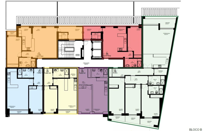 Apartamento T1 para Venda em Covilhã e Canhoso Planta 1