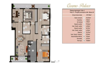 Apartamento T3 para Venda em Funchal (Se)