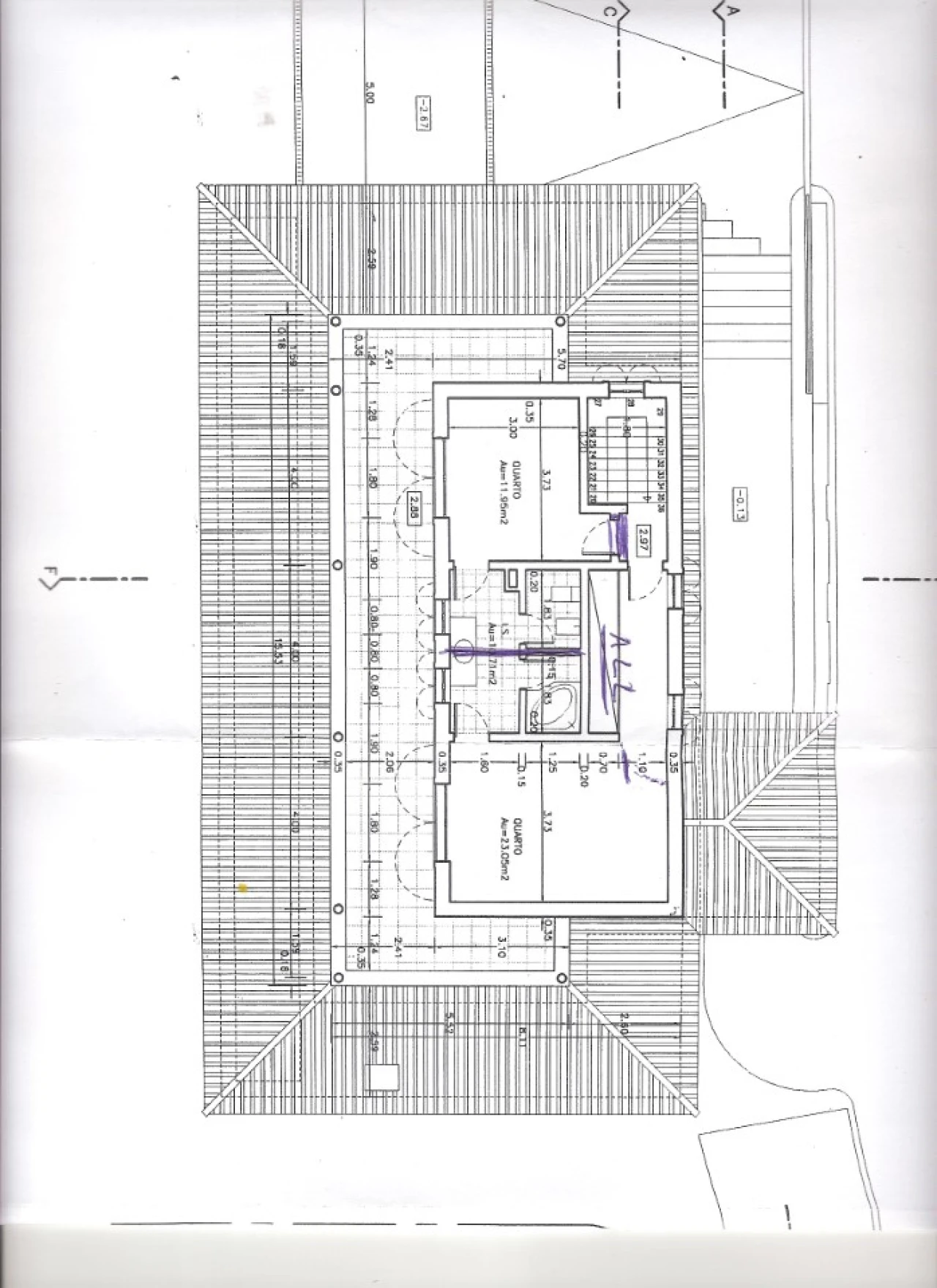 Quinta T4 para Venda em Belver Planta 2