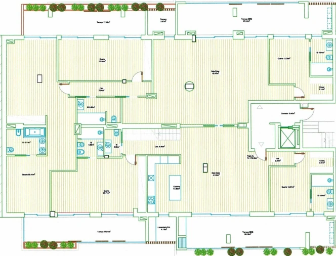 Apartamento T5 para Venda em Faro (Sé e São Pedro) Planta 2