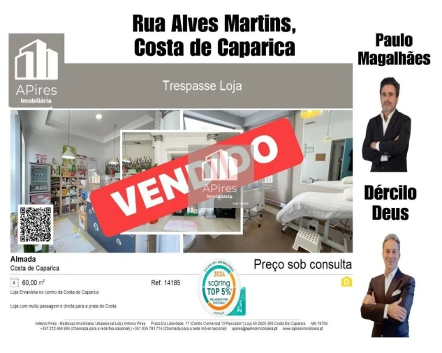 Loja para Trespasse em Costa da Caparica