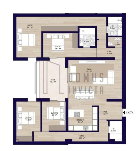 Apartamento T4 para Venda em Matosinhos e Leça da Palmeira