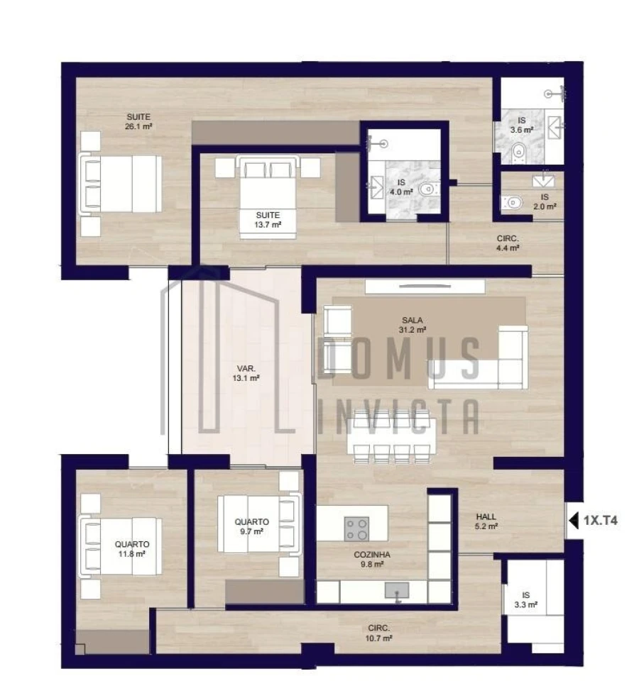 Apartamento T4 para Venda em Matosinhos e Leça da Palmeira Foto 15
