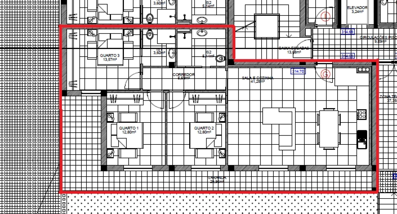 Apartamento T0 para Venda em Ferreira Foto 29
