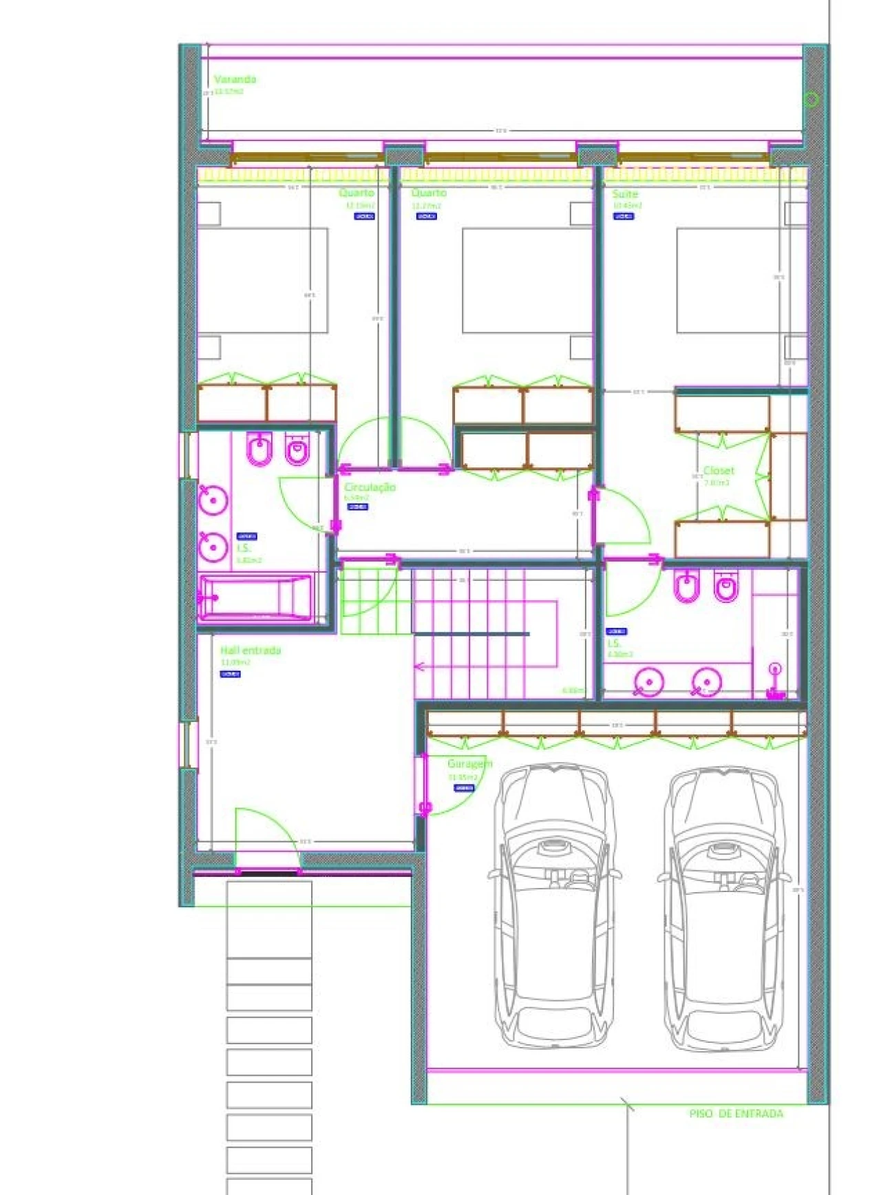 Moradia T3 para Venda em Esmeriz e Cabeçudos Planta 2