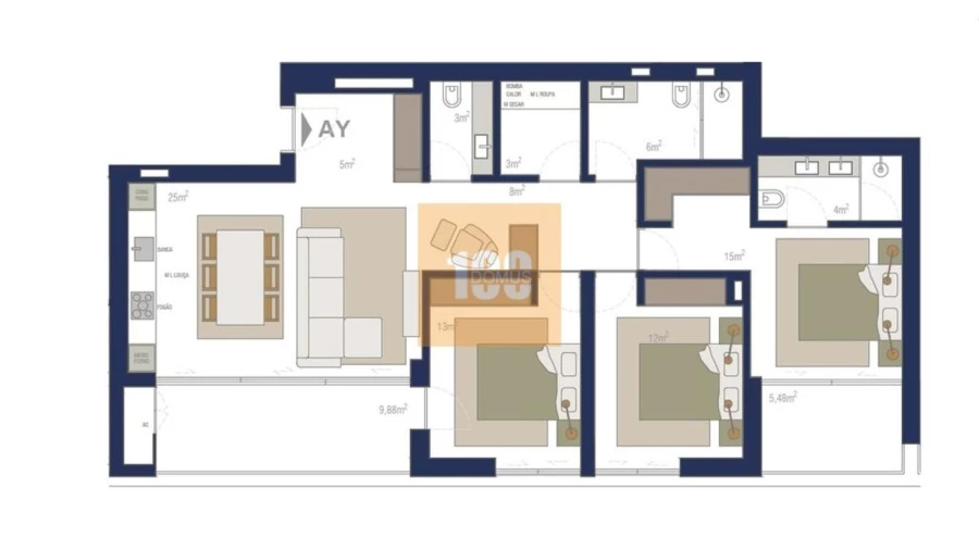 Apartamento T3 para Venda em Matosinhos e Leça da Palmeira Foto 29