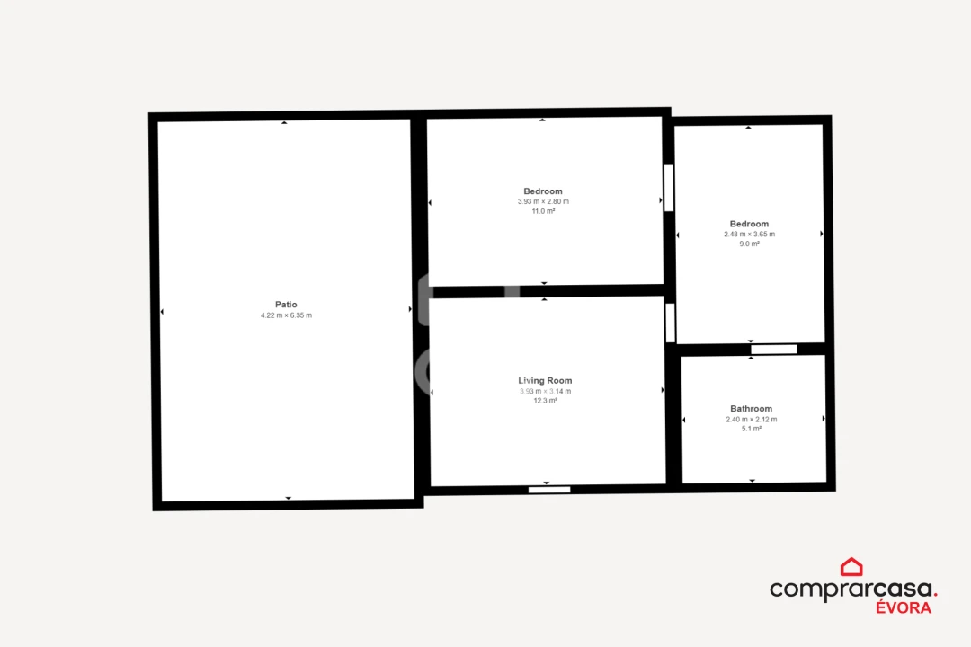 Quinta T2 para Venda em Mora Foto 13