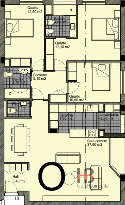 Apartamento T3 para Venda em Ermesinde