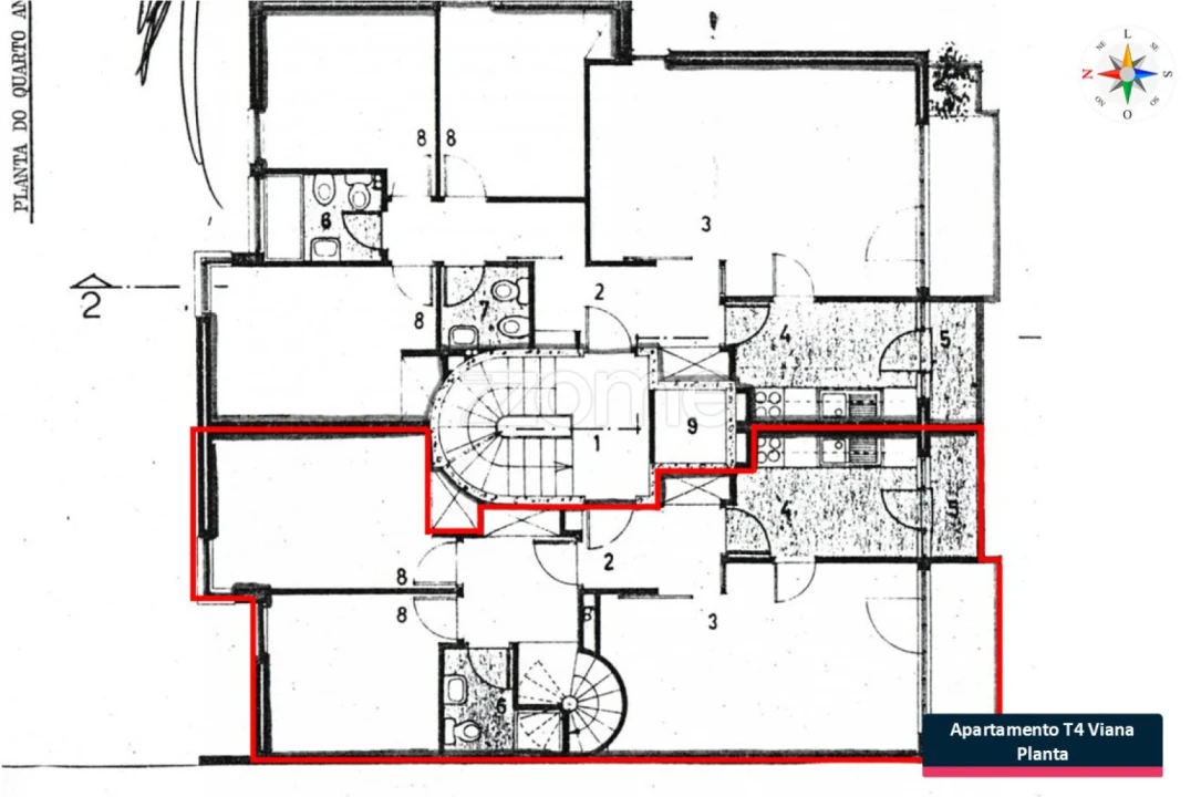 Apartamento T4 para Arrendamento em Santa Maria Maior e Monserrate e Meadela Foto 20