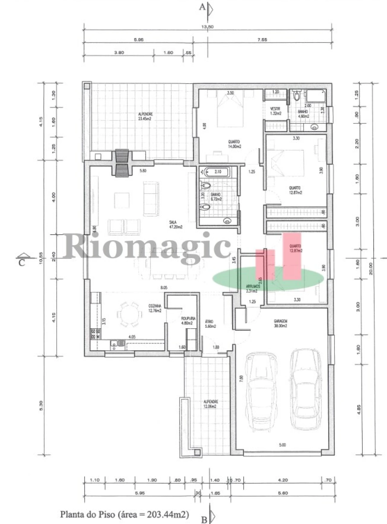 Moradia T3 para Venda em São João da Ribeira e Ribeira de São João Foto 6