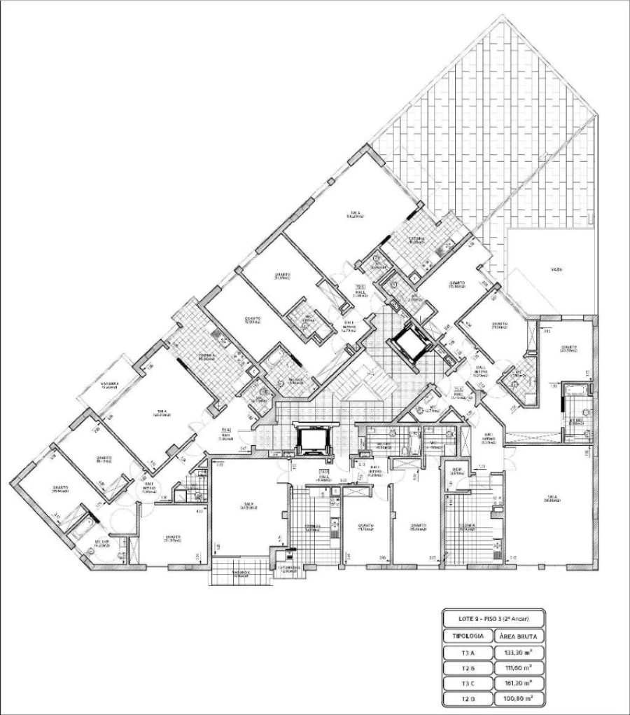 Apartamento T2 para Venda em Viseu Planta 1