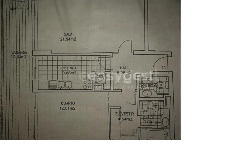 Apartamento T1 para Venda em Avenidas Novas Foto 17