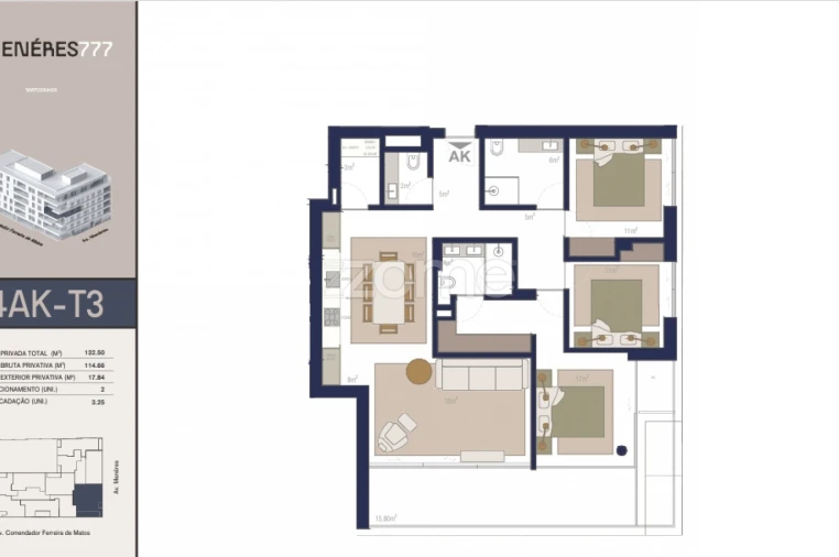 Apartamento T3 para Venda em Matosinhos e Leça da Palmeira Foto 26