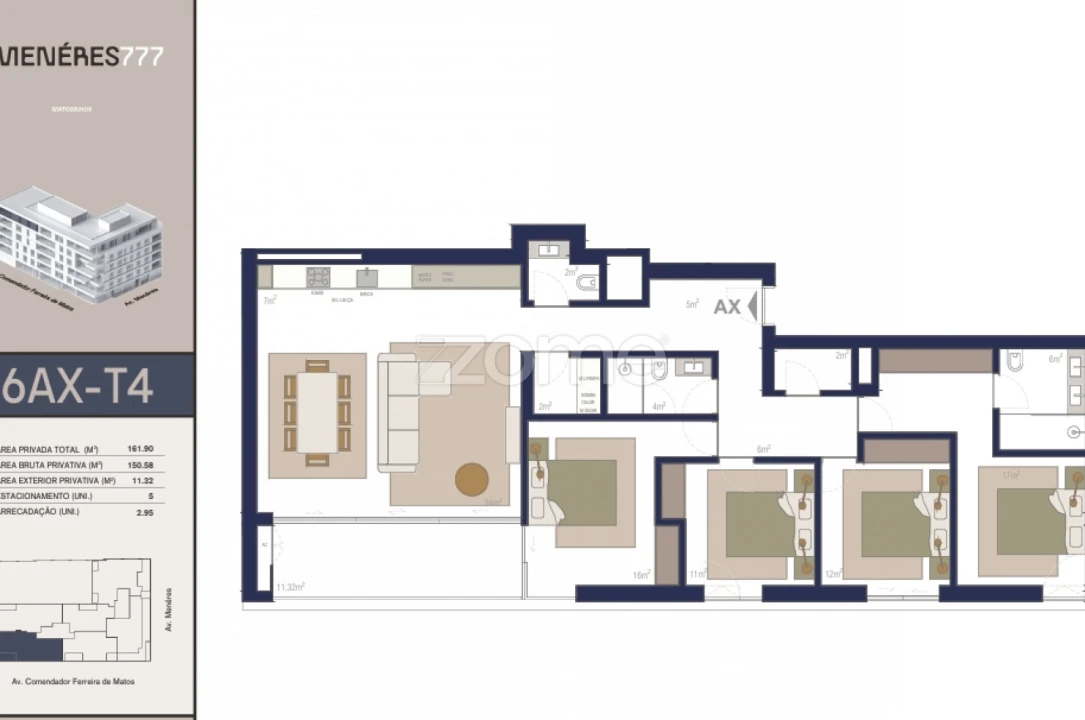 Apartamento T4 para Venda em Matosinhos e Leça da Palmeira Foto 26