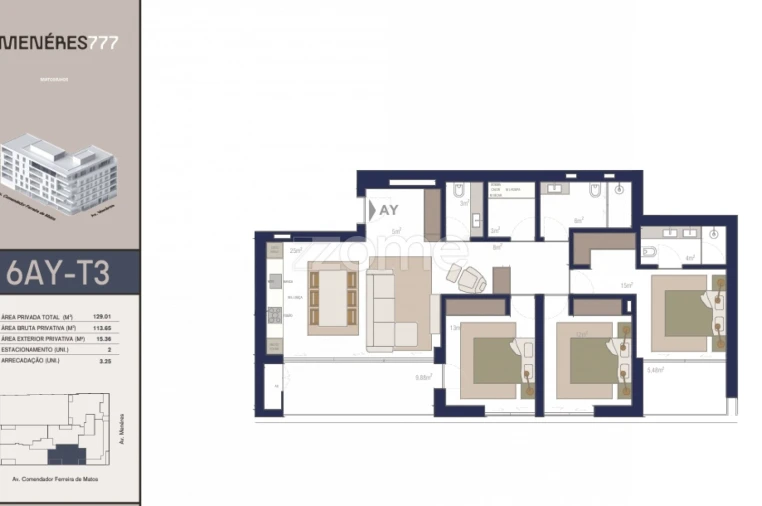 Apartamento T3 para Venda em Matosinhos e Leça da Palmeira Foto 26