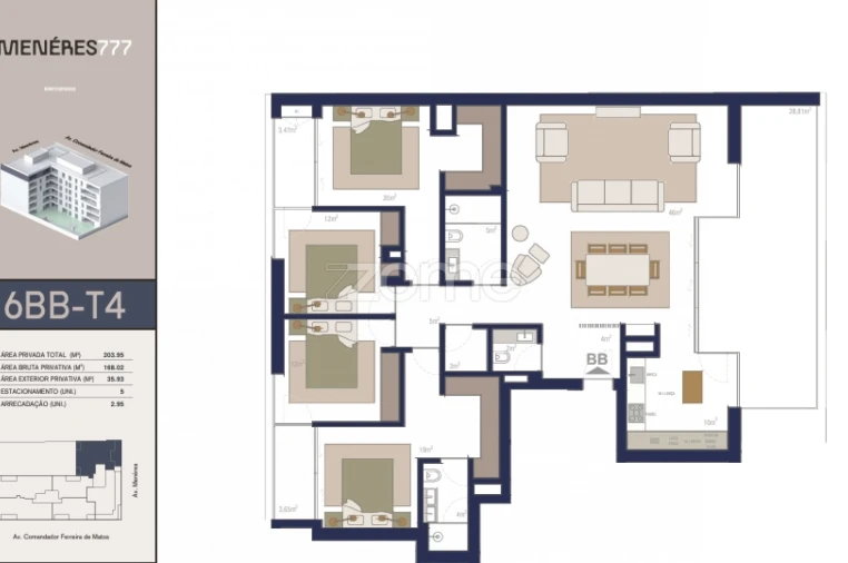 Apartamento T4 para Venda em Matosinhos e Leça da Palmeira Foto 26