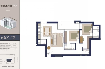 Apartamento T2 para Venda em Matosinhos e Leça da Palmeira