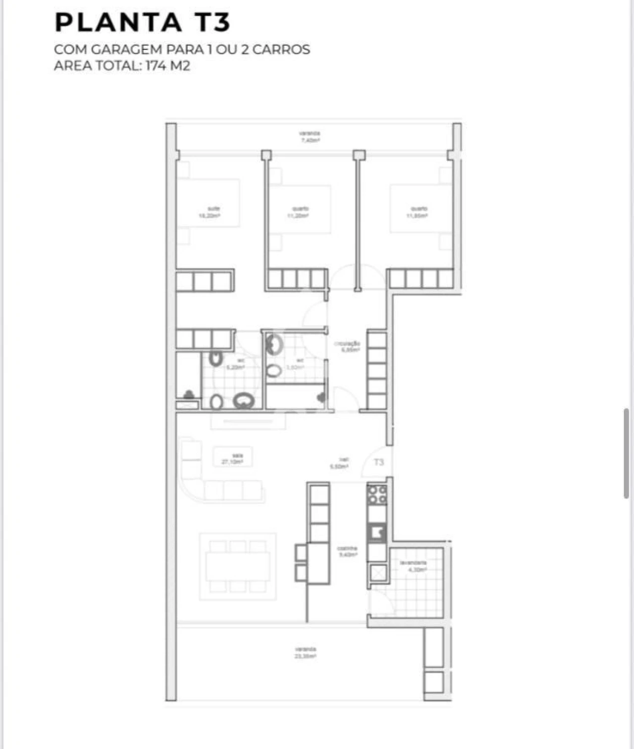 Apartamento T3 para Venda em Vila Nova de Cerveira e Lovelhe Foto 4