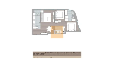 Apartamento T2 para Venda em Mafamude e Vilar do Paraíso