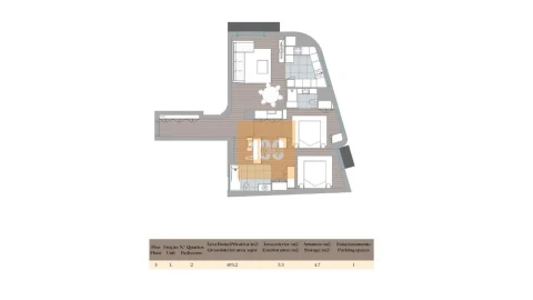 Apartamento T2 para Venda em Mafamude e Vilar do Paraíso