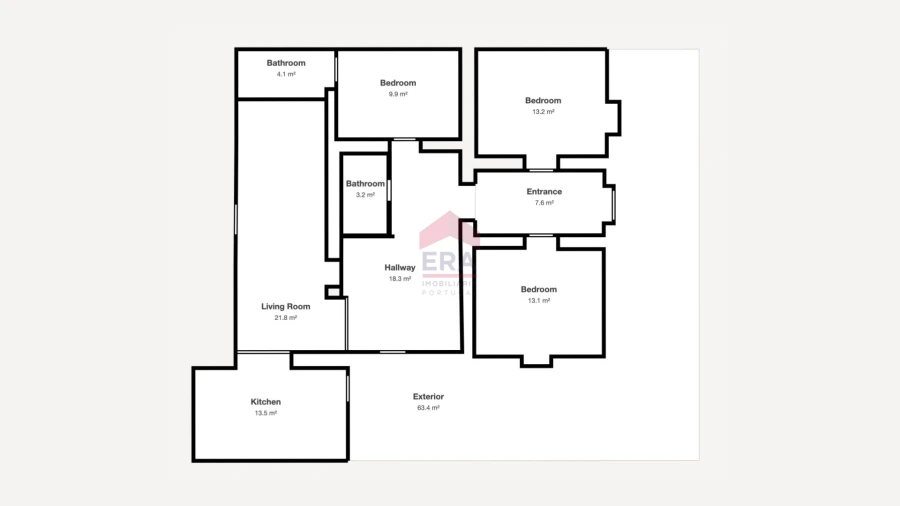 Moradia T3 para Venda em Santa Catarina da Fonte do Bispo Foto 33