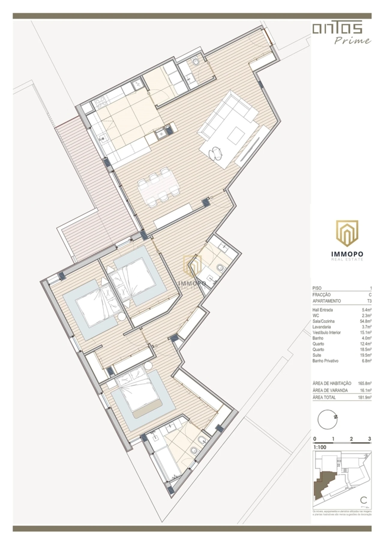 Apartamento T3 para Venda em Campanhã Foto 10