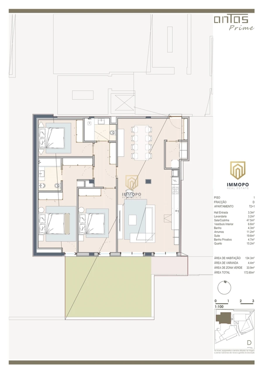 Apartamento T3 para Venda em Campanhã Foto 10