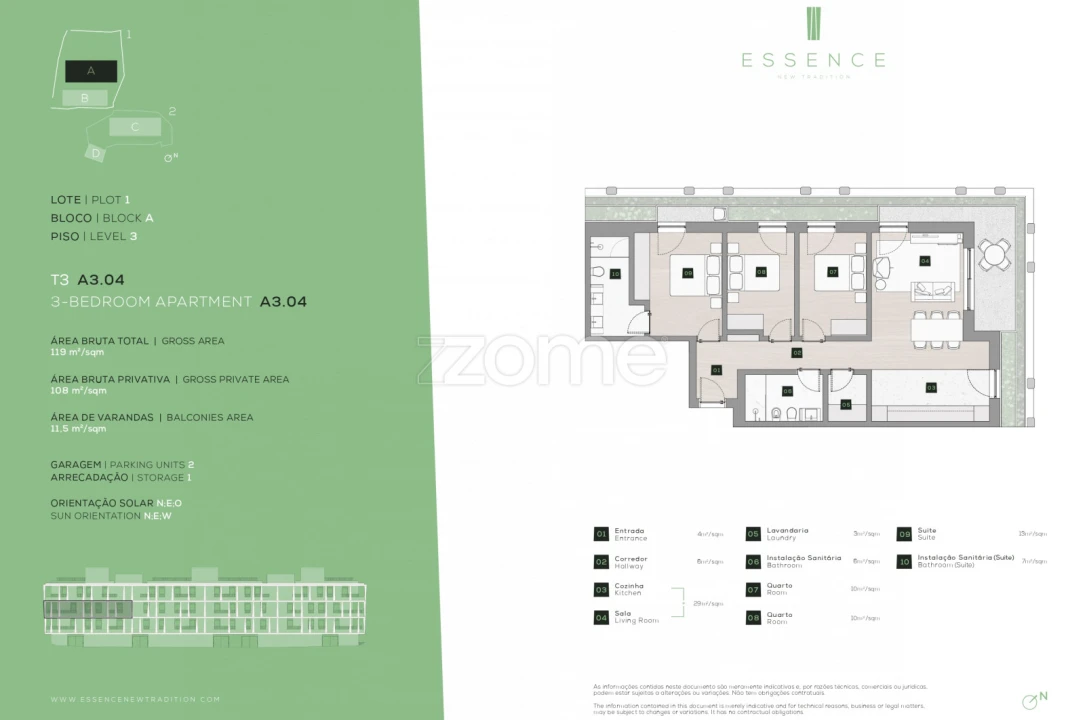 Apartamento T3 para Venda em Campanhã Foto 17