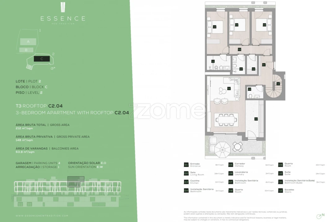 Apartamento T3 para Venda em Campanhã Foto 14