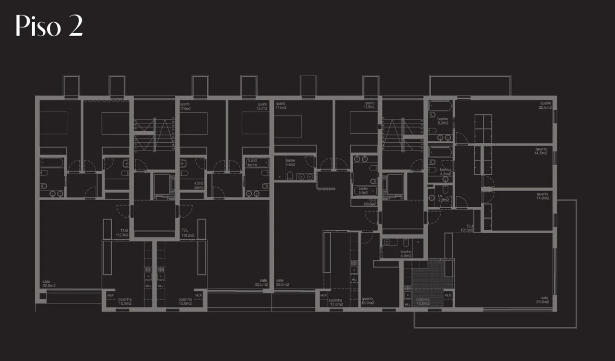 Apartamento para Venda em Glória e Vera Cruz Planta 5