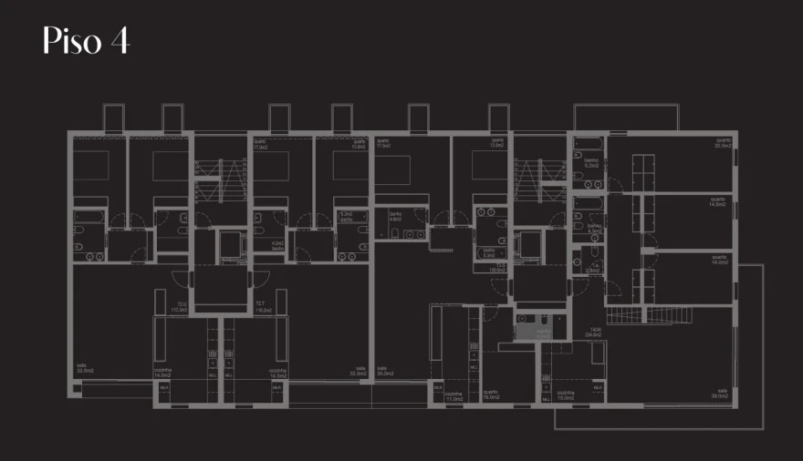 Apartamento para Venda em Glória e Vera Cruz Planta 7