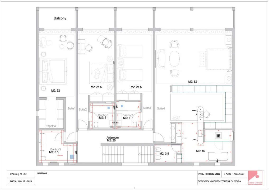 Moradia T5 para Venda em São Gonçalo Planta 2