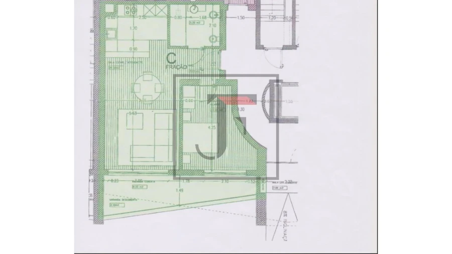 Apartamento T1 para Venda em Gamil e Midões Foto 2