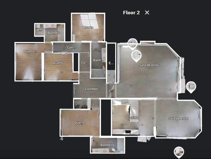 Moradia T4 para Venda em Quarteira Planta 1