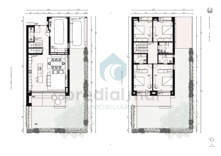 Moradia T4 para Venda em Madalena Planta 2