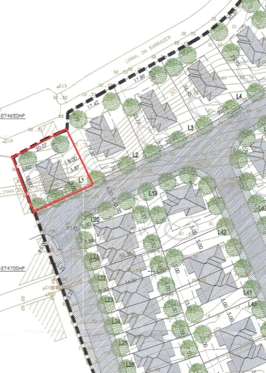 Terreno para Venda em Silves Planta 1