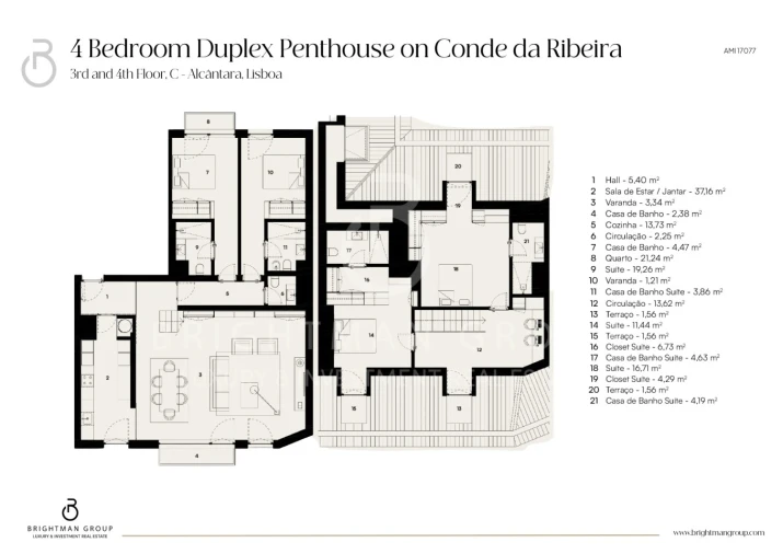Apartamento T4 para Venda em Alcantara Foto 13