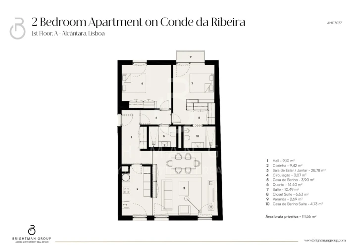 Apartamento T2 para Venda em Alcantara Foto 13