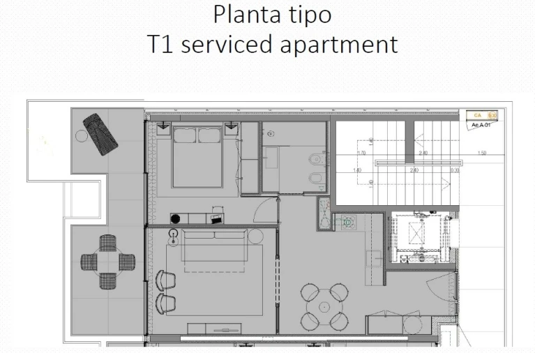 Apartamento para Venda em São Mamede de Infesta e Senhora da Hora Planta 1