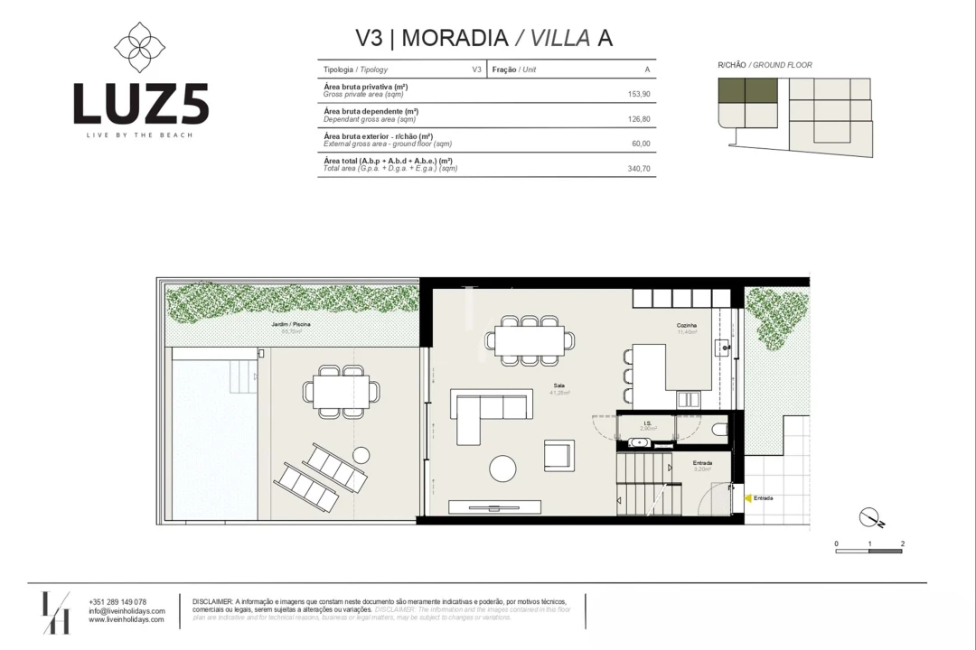 Moradia T3 para Venda em Luz Foto 13