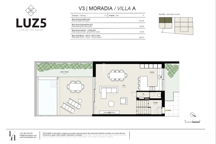 Moradia T3 para Venda em Luz Foto 13
