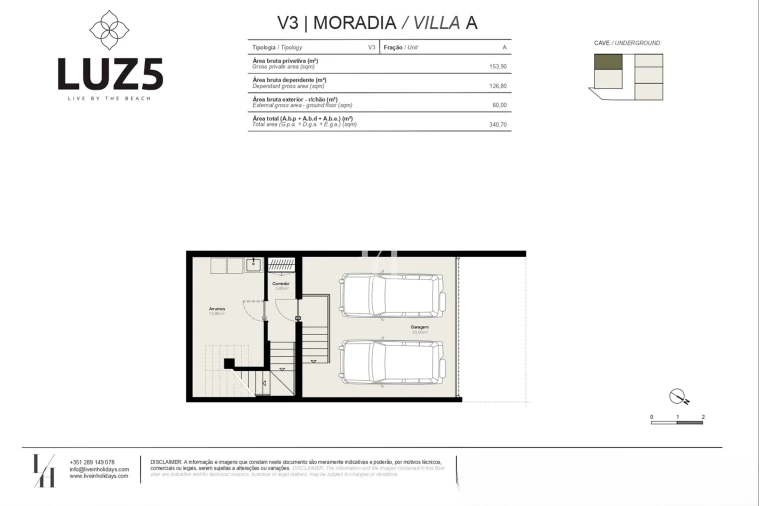 Moradia T3 para Venda em Luz Foto 12