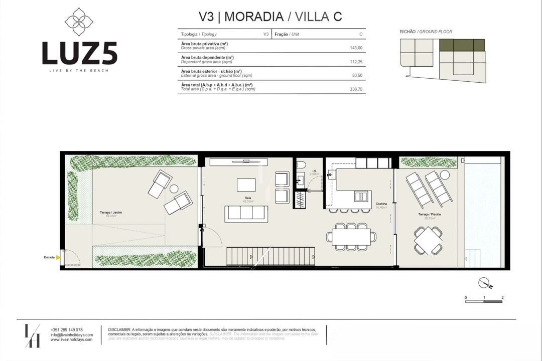 Moradia T3 para Venda em Luz Foto 14
