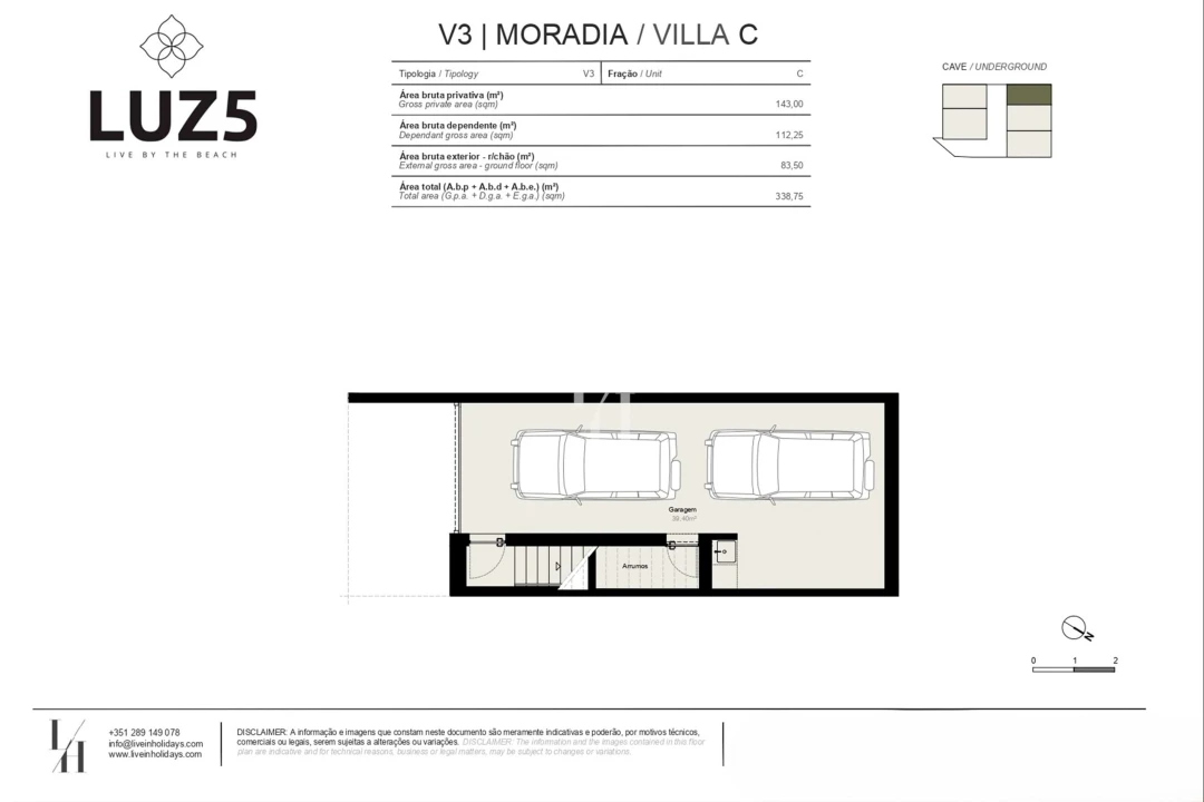 Moradia T3 para Venda em Luz Foto 13