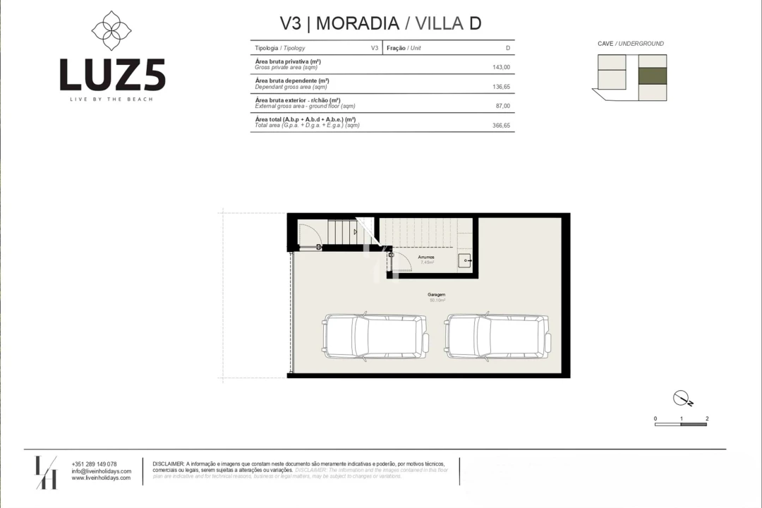 Moradia T3 para Venda em Luz Foto 13