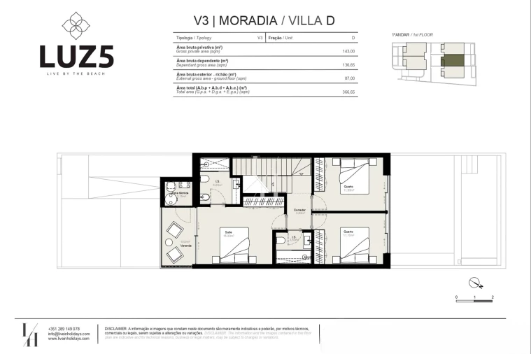 Moradia T3 para Venda em Luz Foto 15