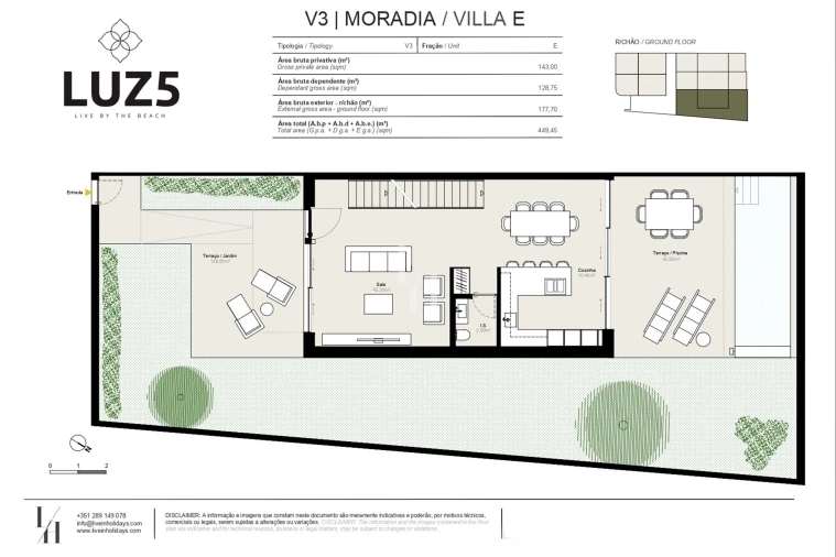 Moradia T3 para Venda em Luz Foto 14